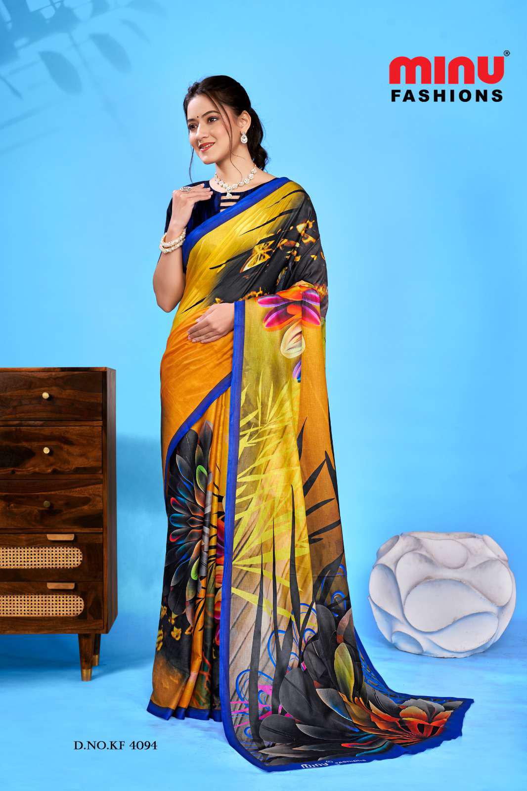 Ambersariya V-15 Saree (8pcs)