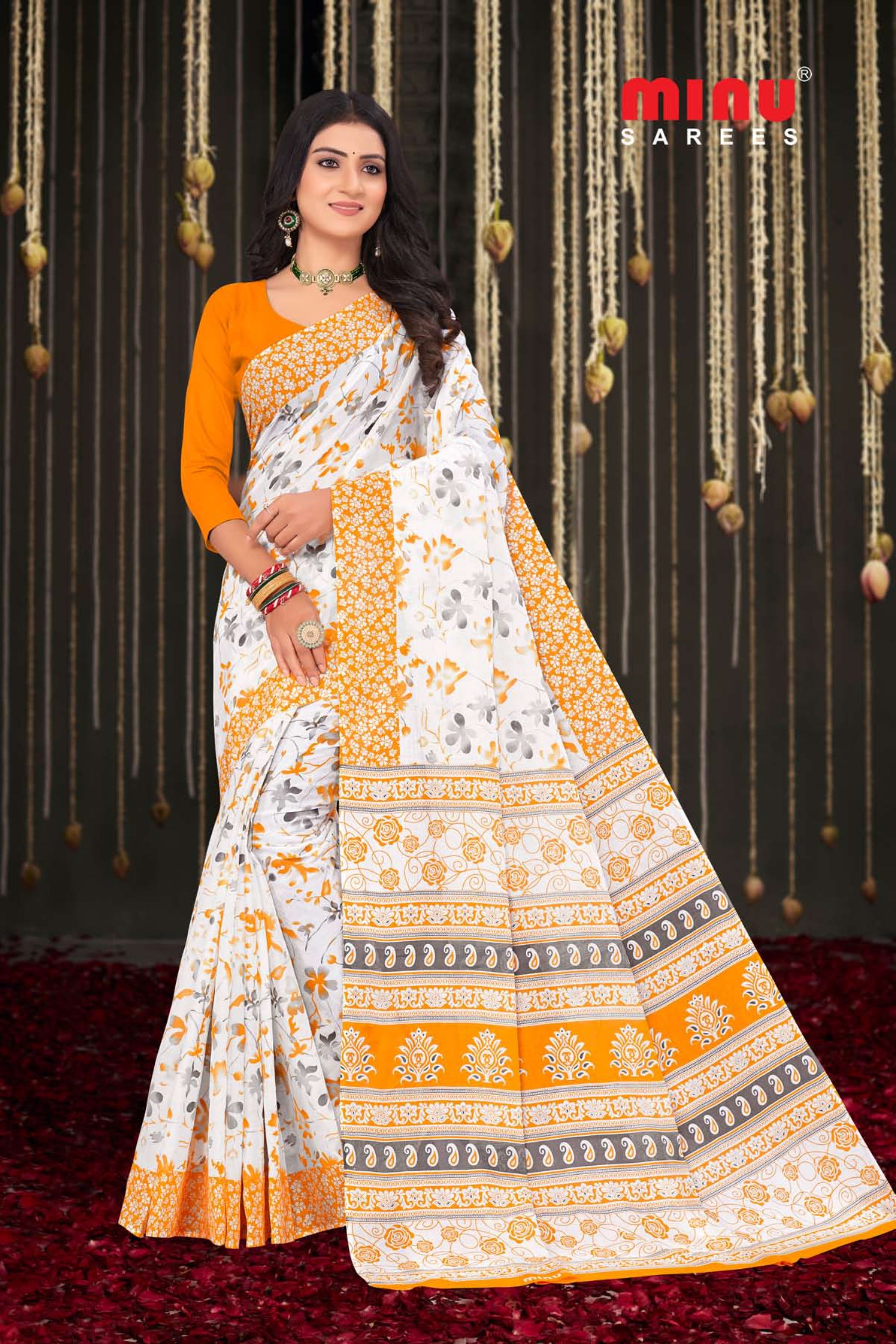 online image of top-quality cotton saree for sale 