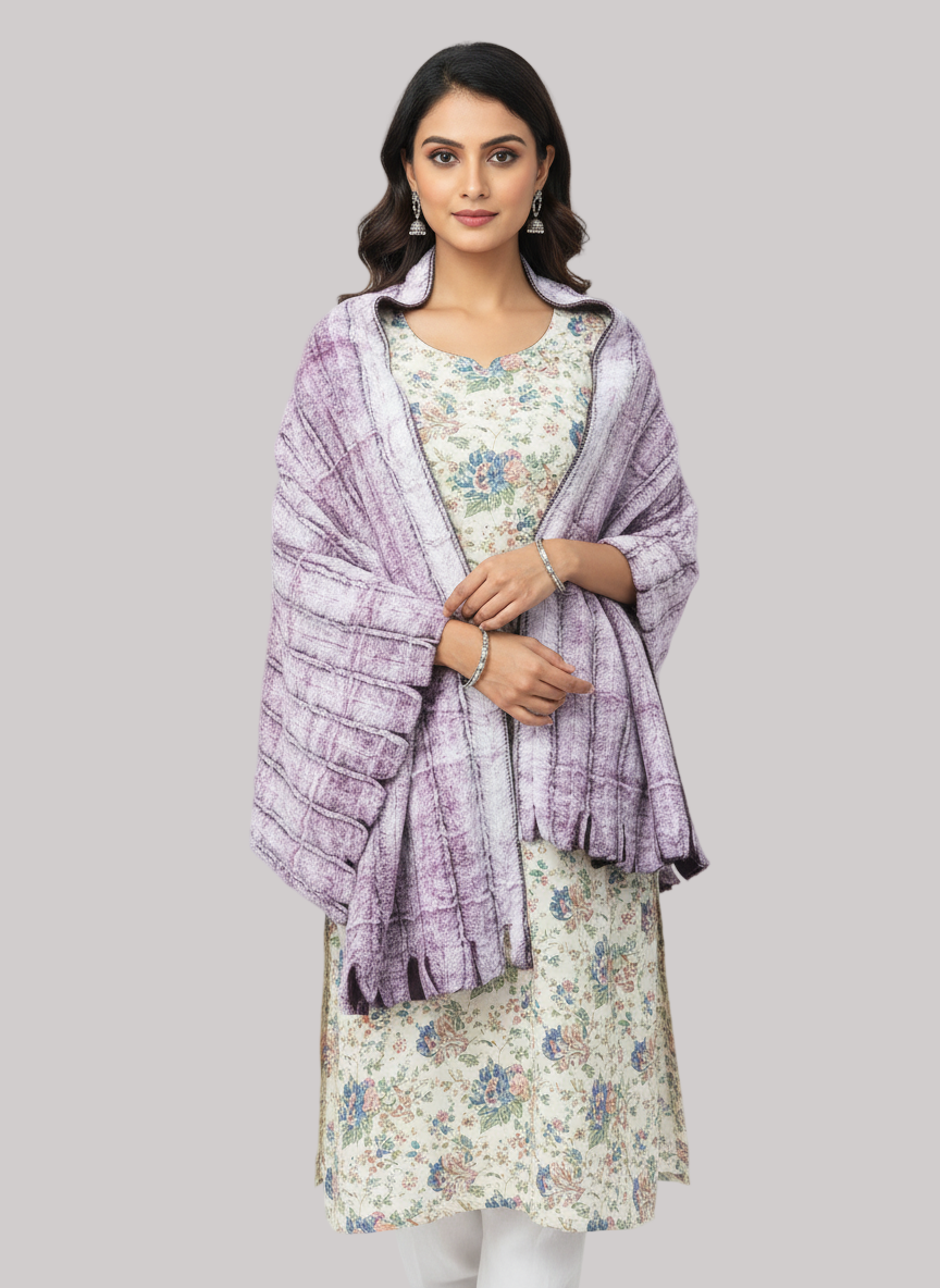 Woolen Designer Shawl Kashmira (Special Rate) - Assorted 10 Pcs Set