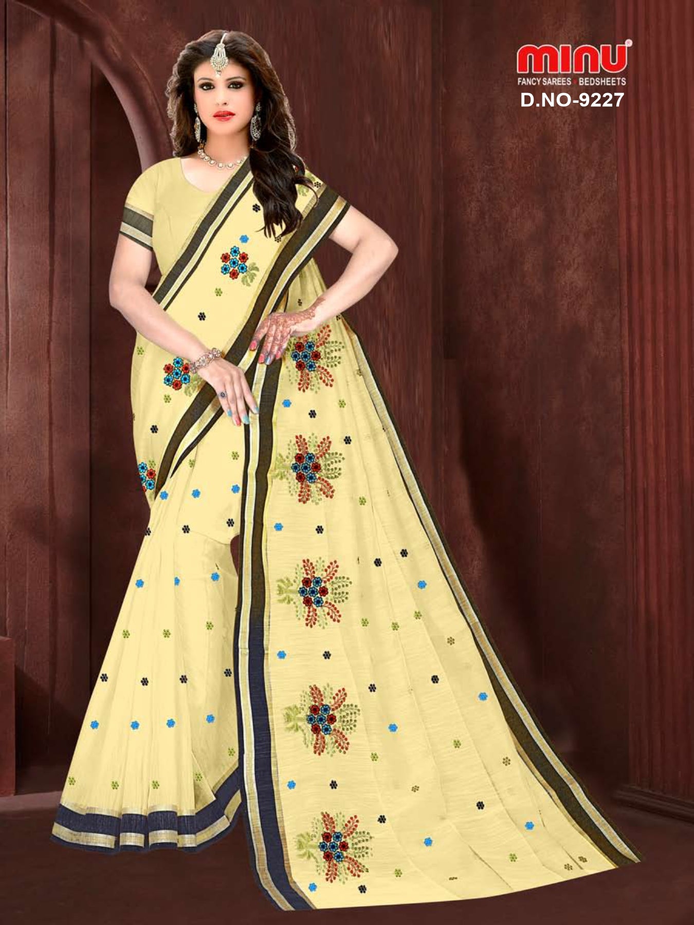 woman in latest classy fancy saree online for wholesale